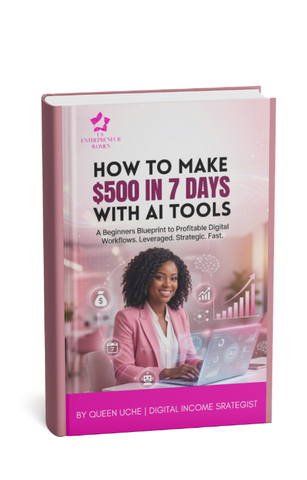 Make Your First $500 Online in Just 7 Days Using AI